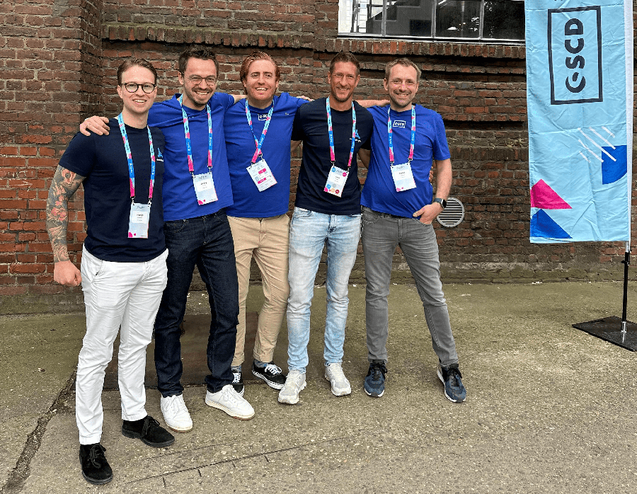 Wollen Shopware-Händlern den Zugang zu 950 Marktplätzen öffnen: : Martijn Schoeman (ChannelEngine), Alexey Pronin, Alex Holmes (Shopware, VLNR) (Shopware)
