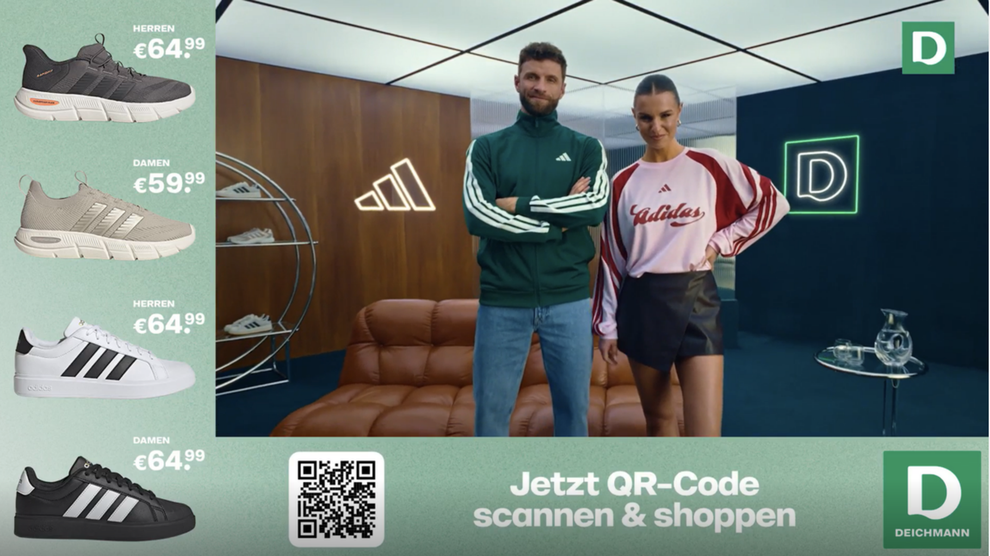 Shopping im Streaming: Product Match Ad von Ad Alliance und Deichmann (Bild: RTL / Ad Alliance)