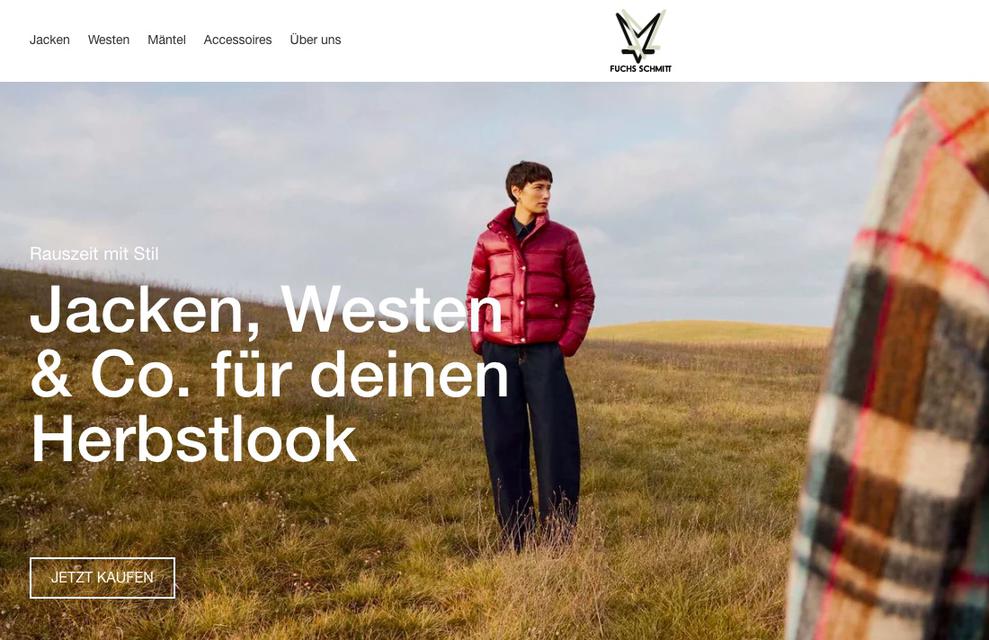 FUCHS SCHMITT Onlineshop (Screenshot) (Bild: FUCHS SCHMITT)