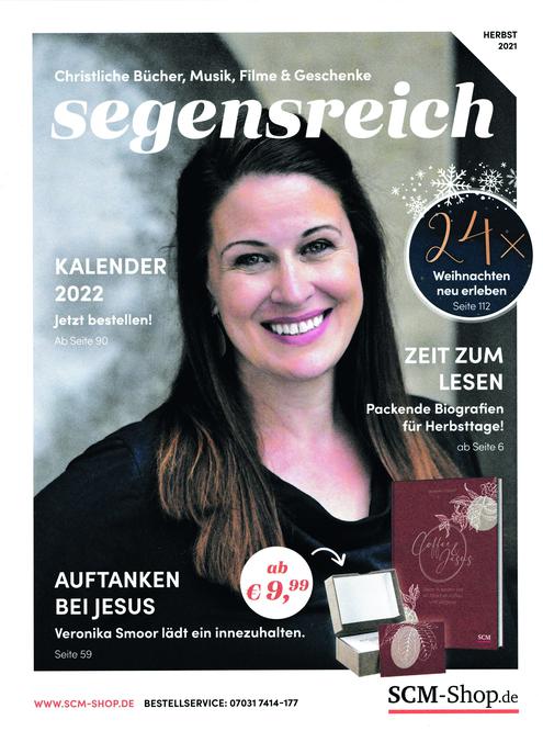 Herausgeber: SCM Verlagsgruppe GmbH Erstverff entlichung: Frhjahr 2021 Frequenz: 5-mal jhrlich Zielgruppe: Evangelische und freikirchliche ChristInnen Aufl age: 147.000 (Bild: SCM Verlagsgruppe GmbH)