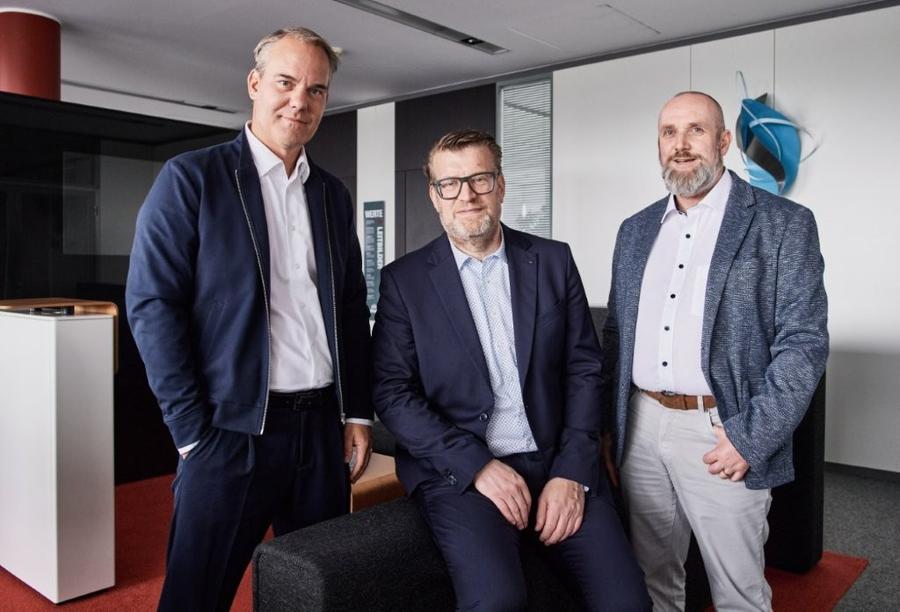 Walbusch-Geschäftsführung: Christian Busch (Vorsitzender), Marcus Leber, Frank Reuber (Bild: Walbusch)