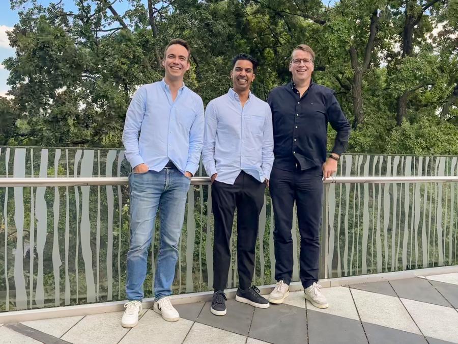 v.l.: Dario Tato, CTO von JTL / Rajiv Laigsingh, CEO von Bringly / Sebastian Evers, CEO von JTL (Bild: JTL)