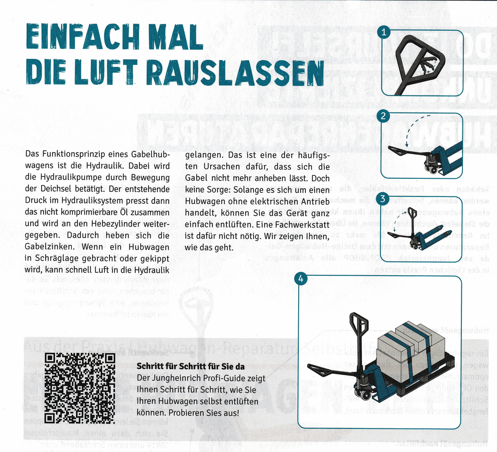 Jungheinrich positioniert seinen Katalog 'Profi Shop - Highlights' als Beraterkatalog mit vielen Informationen und Tipps. (Bild: Jungheinrich Profishop)