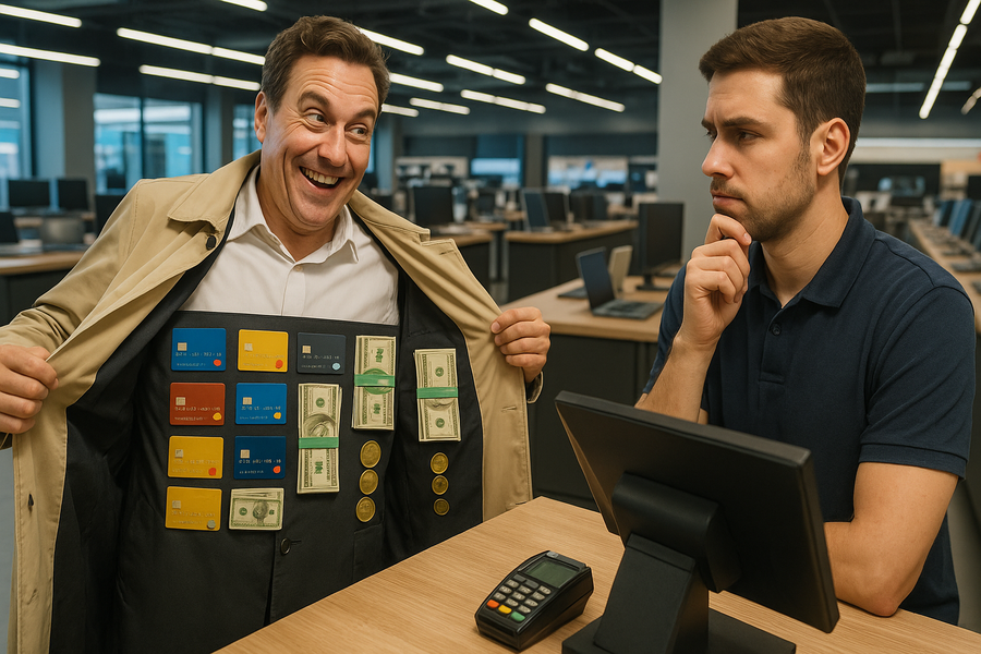 Eine Wallet für alle Zahlungsmittel verspricht Klarna. (Bild: ChatGPT/Sebastian Halm)