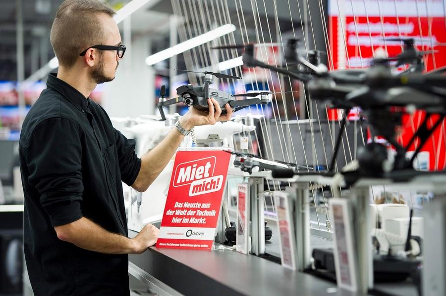 Überschaubar: Nur 15 Prozent der Sharing-Economy-Fans wollen Technik mieten (Media-Markt)