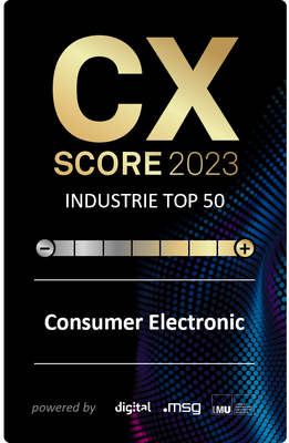 Customer Experience (CX)-Score 2023 / Consumer Electronic-Branche Customer Experience (CX)-Score 2023 / Consumer Electronic-Branche