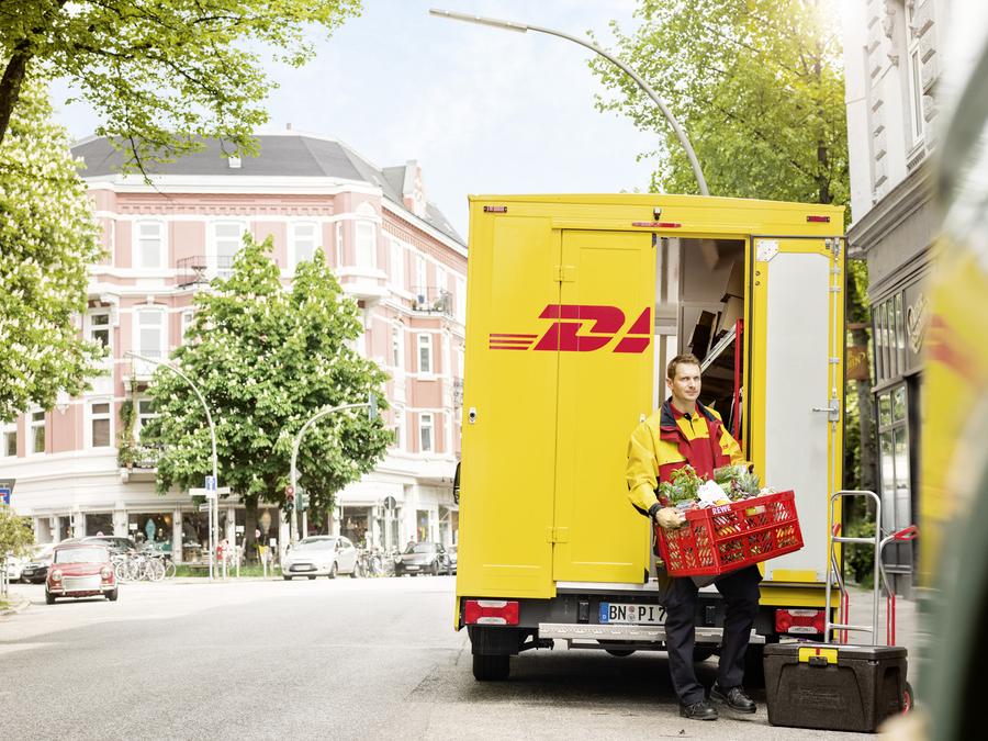 Schub für den Online-Lebensmittelhandel. (Bild: Deutsche Post DHL Group)