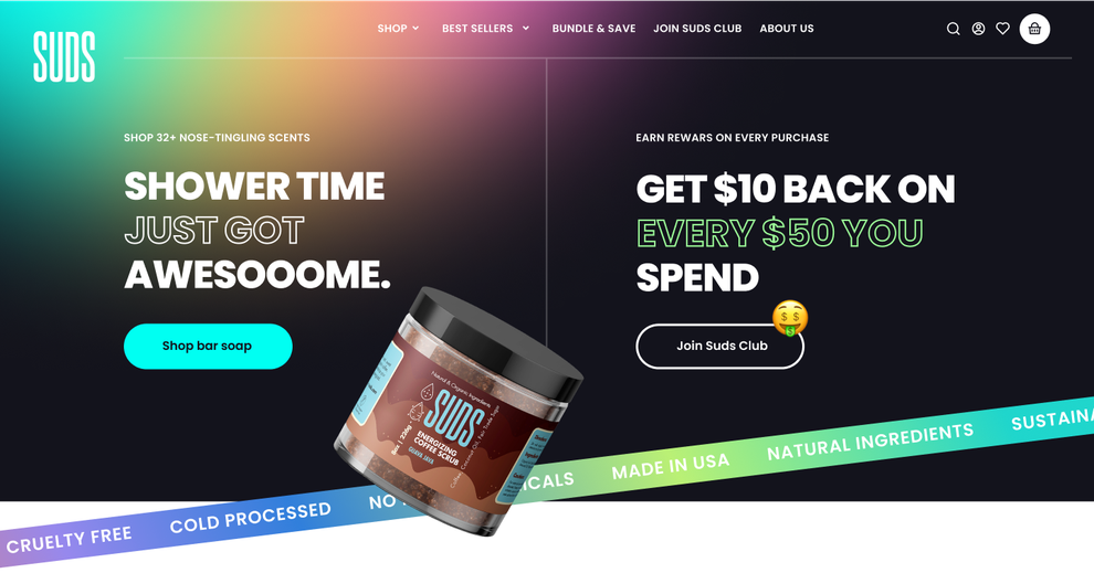 Webdesign-Trend 2025: UFO Design (Bild: Max Iver/ 99designs by Vista)