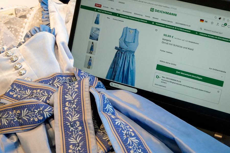 Bei Deichmann.de gibt es jetzt auch Dirndl - von Bonprix (Bild: Bonprix)
