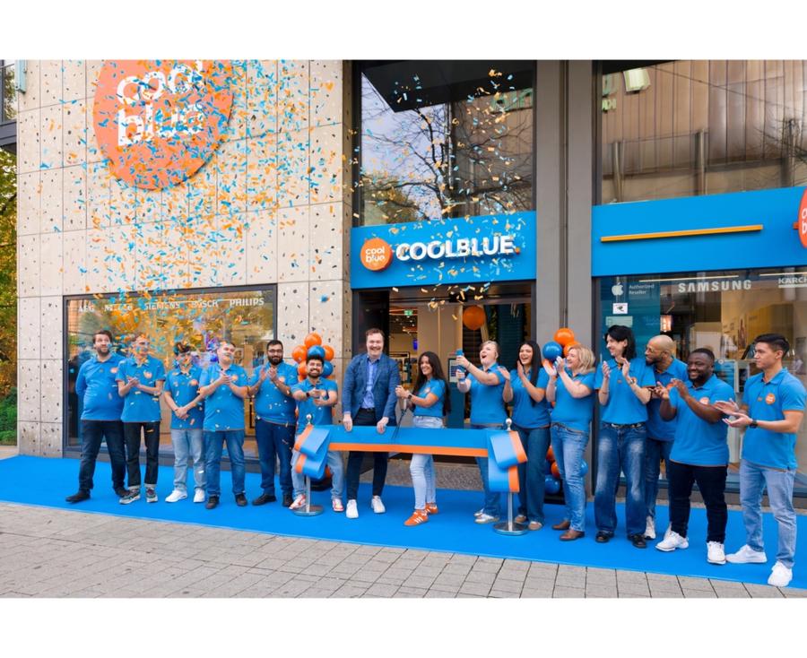 Mit Spaß und Konfetti-Regen: Coolblue eröffnet in Hannover eine weitere Filiale und setzt seine Deutschland-Expansion fort. (Bild: Coolblue)