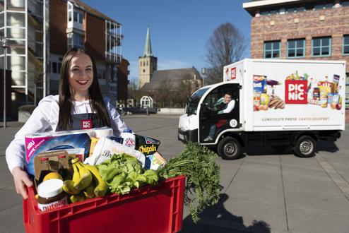 Der Online-Supermarkt Picnic wurde 2015 in den Niederlanden gegründet (Bild: Picnic)