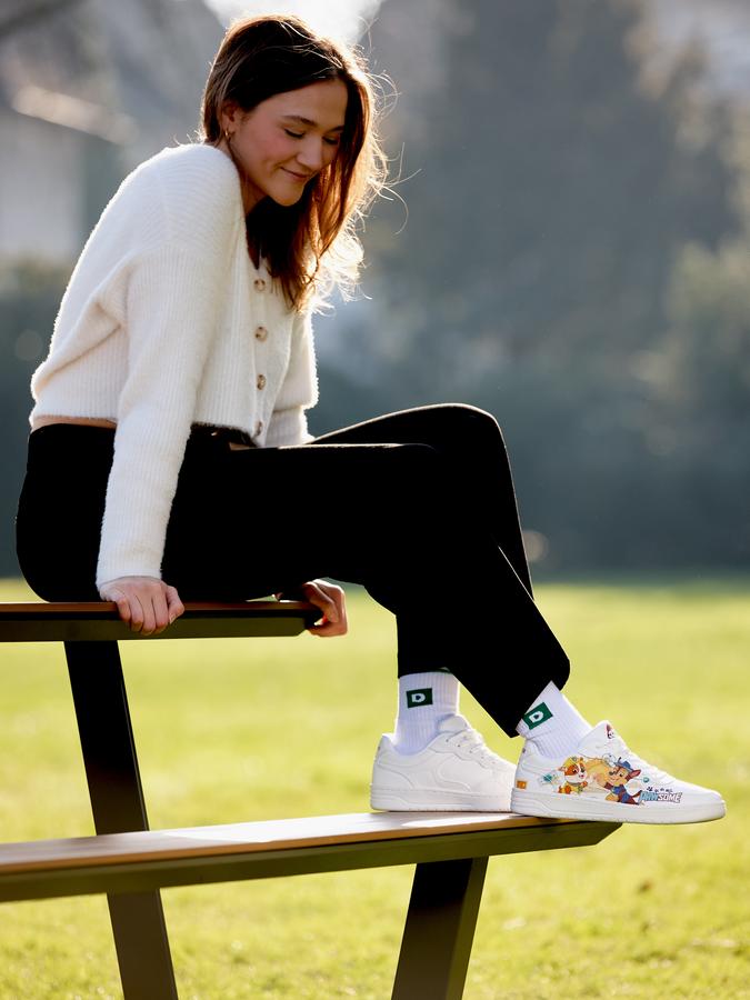17.000 Kommentare, 87.000 Likes, 6.725 Saves auf Tiktok sorgten dafür, dass Deichmann jetzt PAW-Patrol-Erwachsenenschuhe fertigen läßt (Bild: Deichmann)