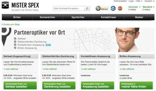 Mister Spex Partneroptiker