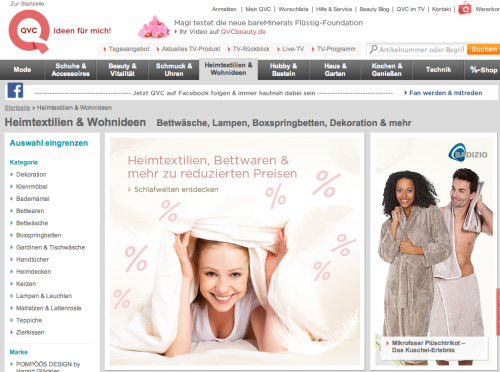 QVC Heimtextilien