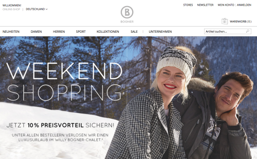 Bogner Homeshopping