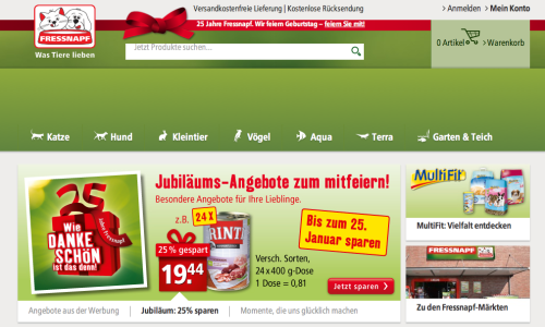 Fressnapf Online-Shop