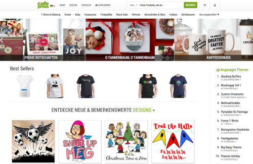 Cafepress Deutschland