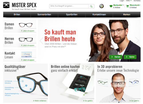 Mister Spex in der Schweiz