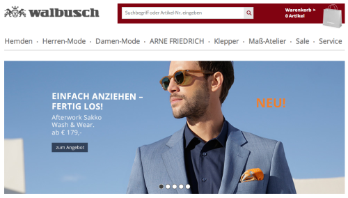 Walbusch Online-Shop