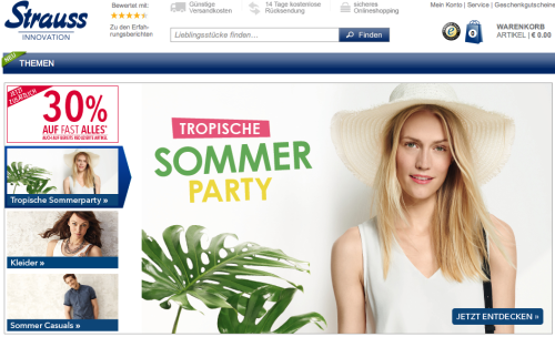 Strauss Innovation Online-Shop