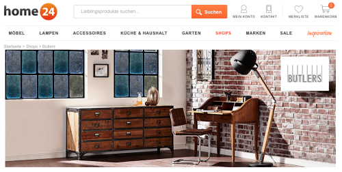 Butlers bei Home24.de