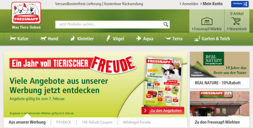 Fressnapf Online-Shop