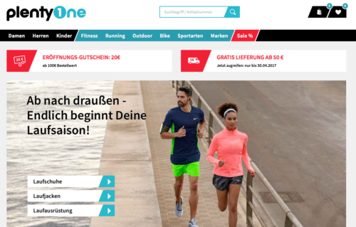 PlentyOne Online-Shop